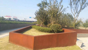 京口耐候钢挡土墙